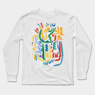 African Graffiti Life Energy of Dreams Long Sleeve T-Shirt